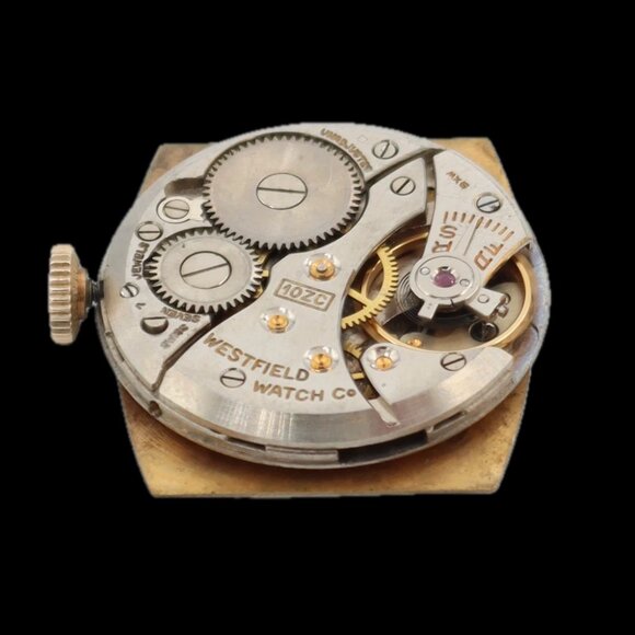 Vintage 25mm Westfield Air King Men's Mechanical Wristwatch 10ZC Swiss Two Tone - Picture 7 of 7